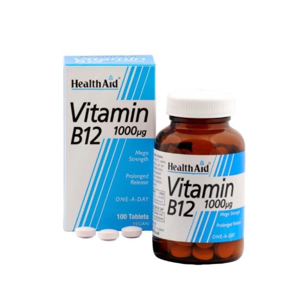 Health Aid Vitamin B12 1000mg  50tablets