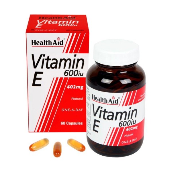 Health Aid Vitamin E 600 IU 60caps