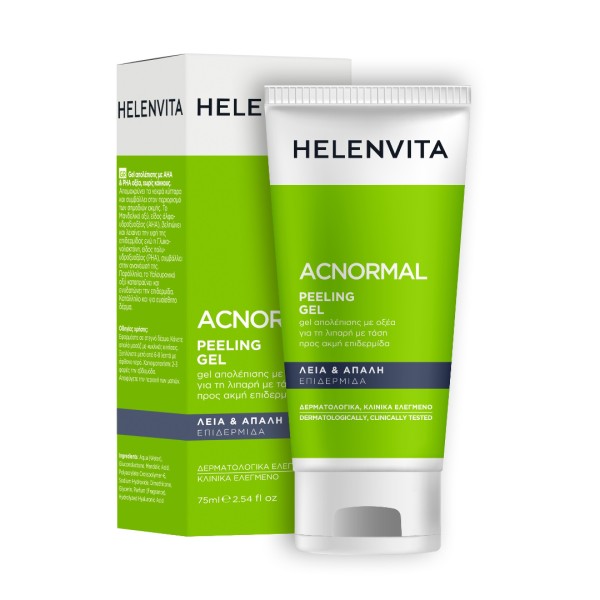 Helenvita ACNormal Peeling Gel with AHA and PHA 75ml (Gel απολέπισης με AHA και PHA Λιπαρής με Τάση προς Ακμή Επιδερμίδας) Helenvita ACNormal Peeling Gel with AHA and PHA 75ml (Gel απολέπισης με AHA και PHA Λιπαρής με Τάση προς Ακμή Επιδερμίδας)