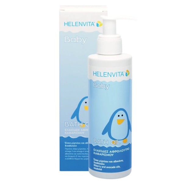 Helenvita Baby Bath Oil 0m+ 200ml (Ελαιώδες Βρεφικό Αφρόλουτρο Καθαρισμού Σώματος) Helenvita Baby Bath Oil 0m+ 200ml (Ελαιώδες Βρεφικό Αφρόλουτρο Καθαρισμού Σώματος)