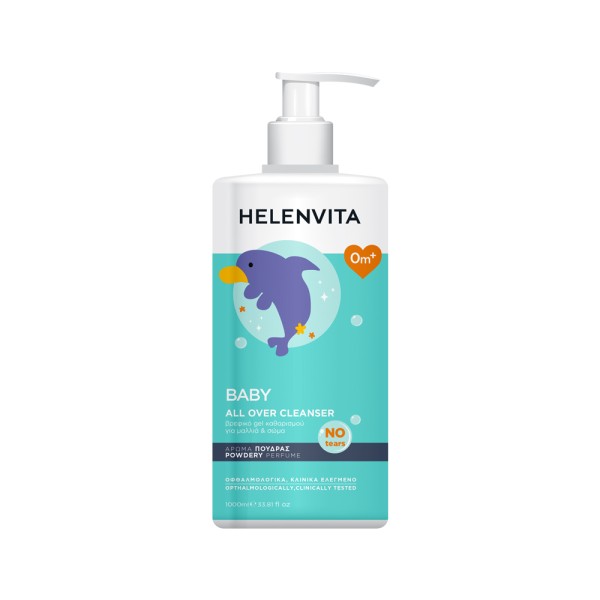 Helenvita Baby All Over Cleanser Perfume Talc 0m+ 1L (Απαλό Σαμπουάν και Αφρόλουτρο με Άρωμα talc) Helenvita Baby All Over Cleanser Perfume Talc 0m+ 1L (Απαλό Σαμπουάν και Αφρόλουτρο με Άρωμα talc)
