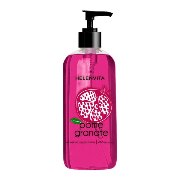 Helenvita Bath & Body Shower Gel & Bubble Bath Pomegranate 490ml (Αφρόλουτρο Εμπλουτισμένο με Εκχύλισμα Ροδιού) Helenvita Bath & Body Shower Gel & Bubble Bath Pomegranate 490ml (Αφρόλουτρο Εμπλουτισμένο με Εκχύλισμα Ροδιού)