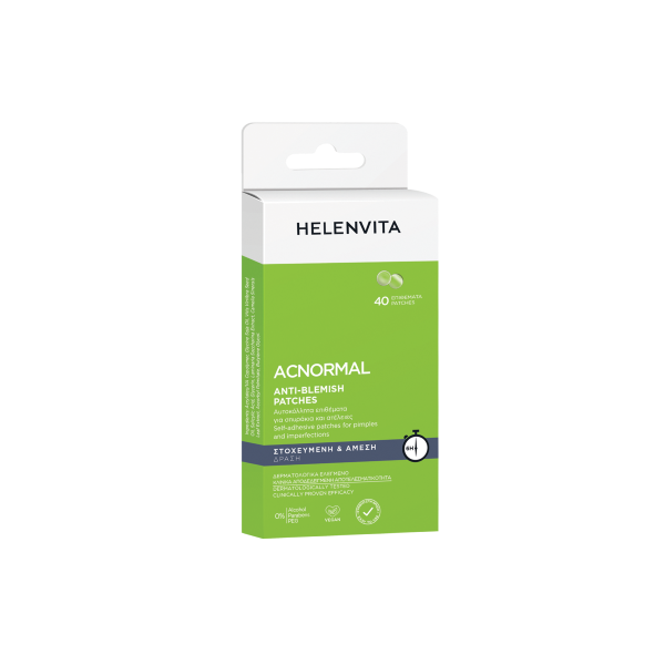 Helenvita ACNormal Anti-Blemish Patches 40pcs (Αυτοκόλλητα επιθέματα για σπυράκια και ατέλειες)