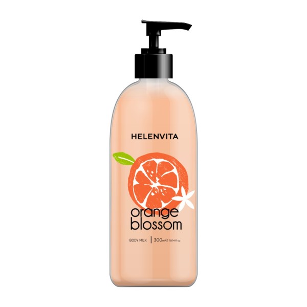 Helenvita <<Bath & Body>> Body Lotion Orange Blossom 300ml (Γαλάκτωμα Σώματος Εμπλουτισμένο με Χυμό Πορτοκαλιού)