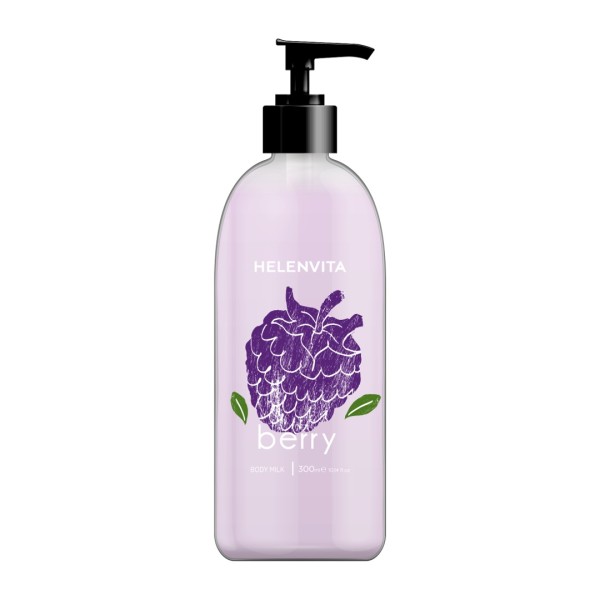 Helenvita <<Bath & Body>> Body Lotion Berry 300ml (Γαλάκτωμα Σώματος Εμπλουτισμένο με Εκχύλισμα Μύρτιλου)