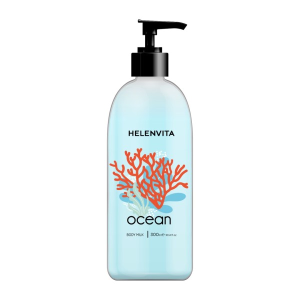 Helenvita <<Bath & Body>> Body Lotion Ocean 300ml (Γαλάκτωμα Σώματος για Πλούσια Ενυδάτωση με Άρωμα Νότες Θαλασσινής Αύρας)