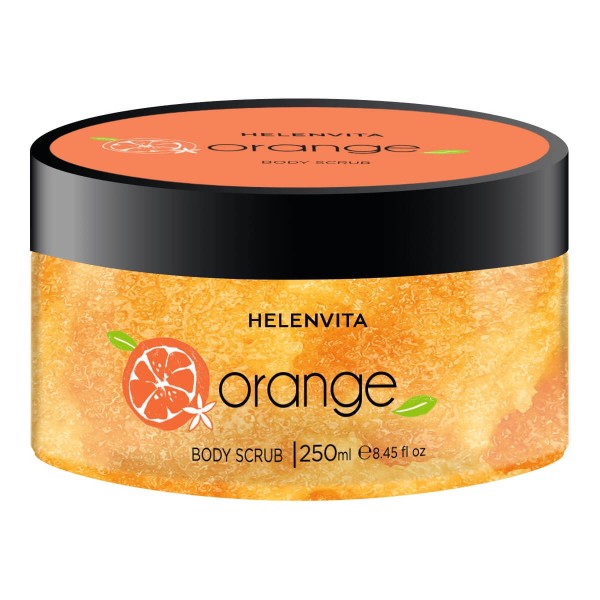 Helenvita <<Bath & Body>> Body Scrub Orange 250ml (Scrub σώματος με κόκκους Ζάχαρης εμπλουτισμένο με χυμό Πορτοκαλιού)