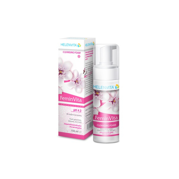 Helenvita FeminVita Cleansing Foam / Αφρός Καθαρισμού για την Ευαίσθητη Περιοχή pH 4.2 150ml