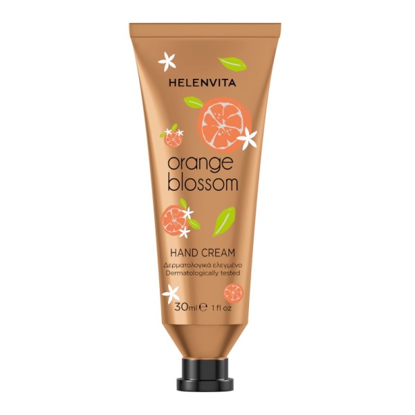 Helenvita Hand Cream Orange Blossom 30ml (Κρέμα Καθημερινής Φροντίδας Χεριών με Νότες από Άνθη Πορτοκαλιάς)