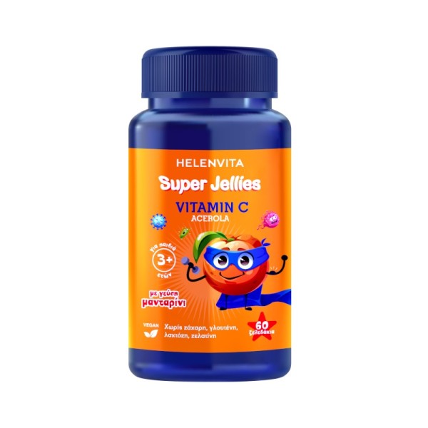 Helenivita Vitamins Super Jellies Vitamin C 3y+ 60jellies (Παιδικό Συμπλήρωμα Διατροφής με Βιταμίνη C)