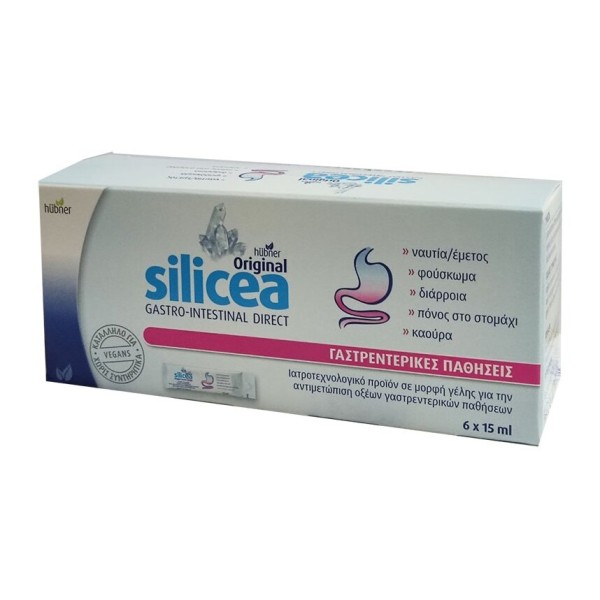 Hubner Silicea Gatro-Intestinal Gel Direct 6 X 15ml