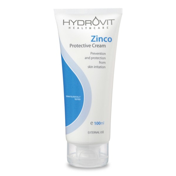 Hydrovit Zinco Protective Cream 100ml (Κρέμα Προστασία και Φροντίδα για: Εγκαύματα, Κατακλίσεις, Επεμβάσεις στο δέρμα, Συγκάματα & Ερεθισμούς)