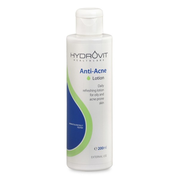 Hydrovit Anti-Acne Lotion 200ml (Kαθημερινή, δροσερή, μη λιπαρή λοσιόν, ιδανική για λιπαρά με τάση ακμής και ακνεϊκά δέρματα)