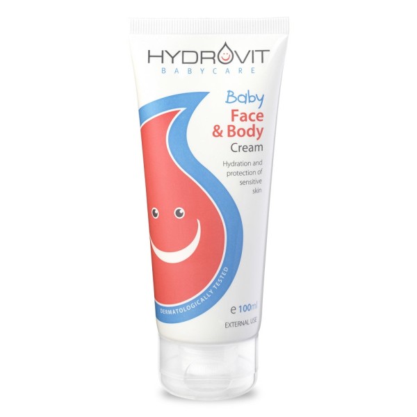 Hydrovit Baby Face & Body Cream 100ml (Ενυδατική & Αναπλαστική Κρέμα Ευαίσθητης Επιδερμίδας για Πρόσωπο και Σώμα)