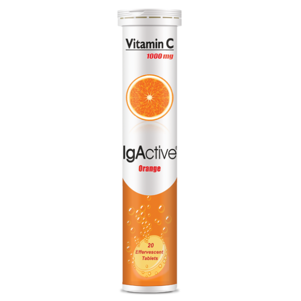 IgActive Vitamin C 1000mg 20 effervescent tablets (Βιταμίνη C)