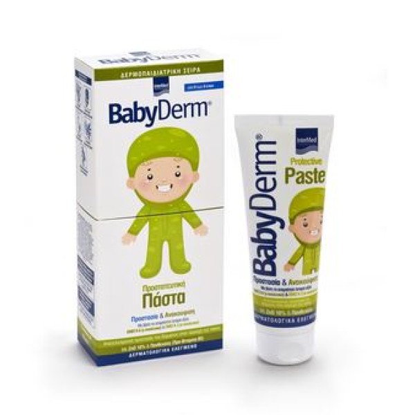 Intermed BabyDerm Protective Paste 125ml (Προστατευτική Πάστα Αδιαβροχοποίησης της Μηρογεννητικής Περιοχής με 10% ZnO)