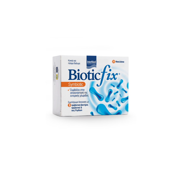 Intermed Biotic Fix Symbiotic 20sticks (Προβιοτικά σε sticks για Ενήλικες)