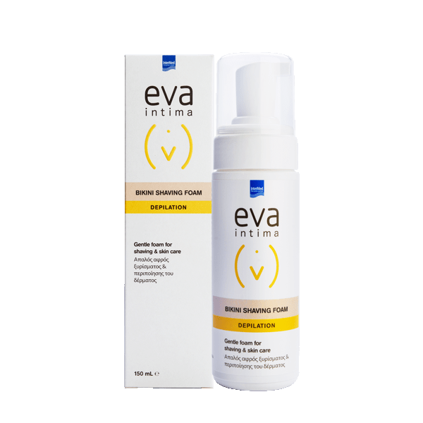 Intermed Eva Intima Depilation Bikini Shaving Foam 150ml (Απαλός αφρός ξυρίσματος & περιποίησης του δέρματος) Intermed Eva Intima Depilation Bikini Shaving Foam 150ml (Απαλός αφρός ξυρίσματος & περιποίησης του δέρματος)