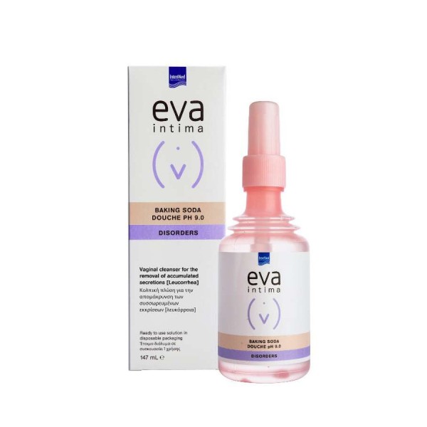 Intermed Eva Intima Disorders Vaginal Douche Baking Soda pH9.0 147ml (Κολπική πλύση με σόδα για την αποτελεσματική απομάκρυνση των συσσωρευμένων κολπικών εκκρίσεων) Intermed Eva Intima Disorders Vaginal Douche Baking Soda pH9.0 147ml (Κολπική πλύση με σόδα για την αποτελεσματική απομάκρυνση των συσσωρευμένων κολπικών εκκρίσεων)