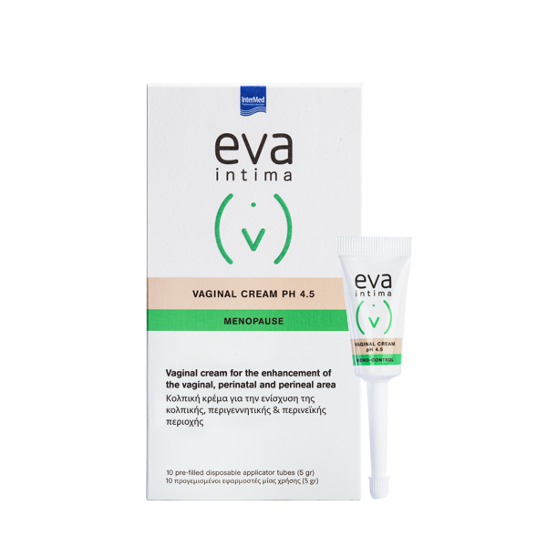 Intermed Eva Intima Meno-Control Vaginal Cream 10 X 5g (Κολπική κρέμα για την ενίσχυση της κολπικής, περιγεννητικής & περινεϊκής περιοχής της περι-εμμηνοπαυσιακής γυναίκας) Intermed Eva Intima Meno-Control Vaginal Cream 10 X 5g (Κολπική κρέμα για την ενίσχυση της κολπικής, περιγεννητικής & περινεϊκής περιοχής της περι-εμμηνοπαυσιακής γυναίκας)