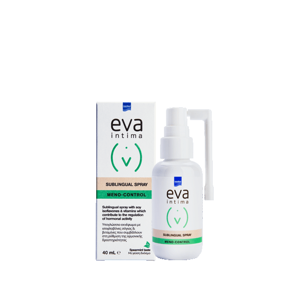 Intermed Eva Intima Meno-Control Sublingual Spray 40ml (Υπογλώσσιο εκνέφωμα με ισοφλαβόνες σόγιας & βιταμίνες D & E που συμβάλλουν στη ρύθμιση της ορμονικής δραστηριότητας) Intermed Eva Intima Meno-Control Sublingual Spray 40ml (Υπογλώσσιο εκνέφωμα με ισοφλαβόνες σόγιας & βιταμίνες D & E που συμβάλλουν στη ρύθμιση της ορμονικής δραστηριότητας)