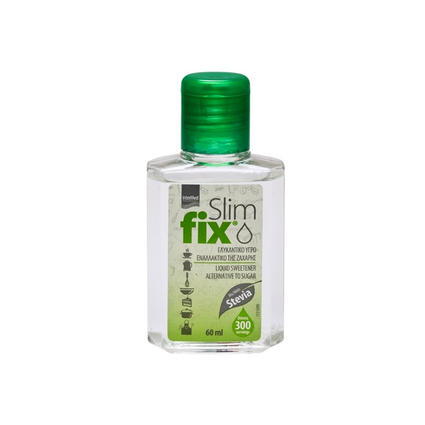 Intermed Slim Fix Liquid Sweetener with Stevia 60ml (Yγρό Γλυκαντικό από Στέβια)