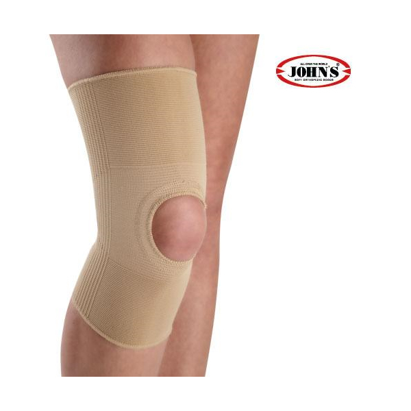 John's Knee Support Επιγονατίδα με Τρύπα (Μπέζ,Ref:12380)