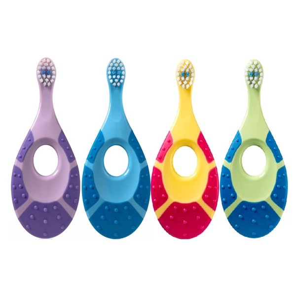 Jordan Step By Step Toothbrush for Kids (0-2y) Extra Soft 1pc (Οδοντόβουρτσα για παιδιά από 0 έως 2 ετών)