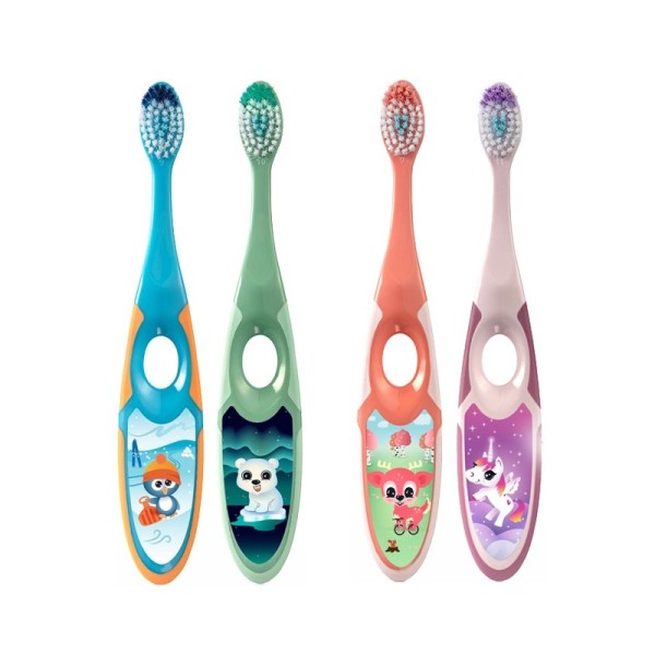 Jordan Step By Step Toothbrush for Kids (3-5y) Soft 1pc (Οδοντόβουρτσα για παιδιά από 3 έως 5 ετών)