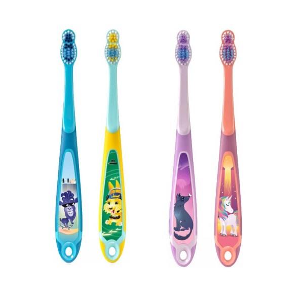 Jordan Step By Step Toothbrush for Kids (6-9y) Soft 1pc (Οδοντόβουρτσα για παιδιά από 6 έως 9 ετών)