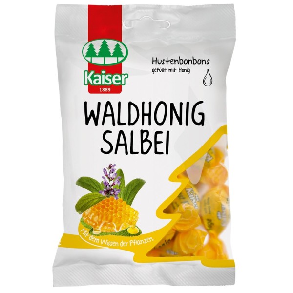 Kaiser Waldhonig Salbei Καραμέλες για το Βήχα 75g