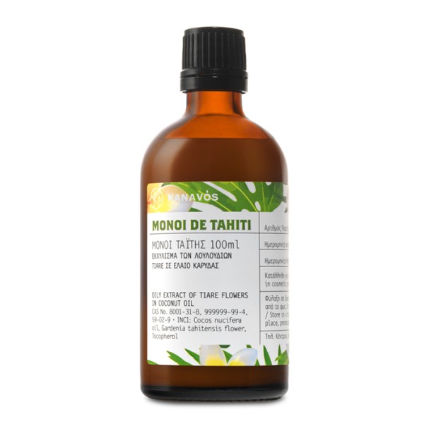 Kanavos Monoi De Tahiti Oil 100ml (Έλαιο Monoi Ταϊτής)