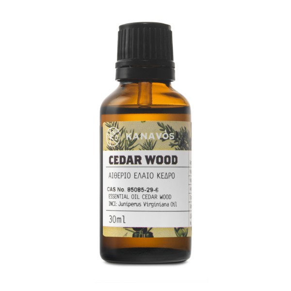 Kanavos Essential Oil Cedarwood 30ml (Αιθέριο Έλαιο Κέδρο)