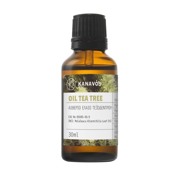 Kanavos Essential Oil Tea Tree 20ml (Αιθέριο Έλαιο Τεϊόδεντρου)