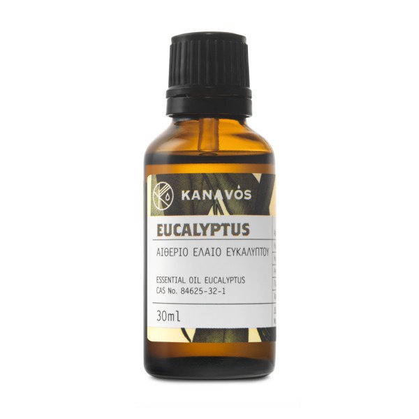 Kanavos Essential Oil Eucalyptus 30ml (Αιθέριο Έλαιο Ευκάλυπτου)