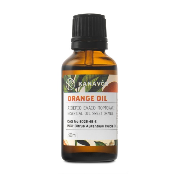 Kanavos Essential Oil Sweet Orange 30ml (Αιθέριο Έλαιο Πορτοκάλι)