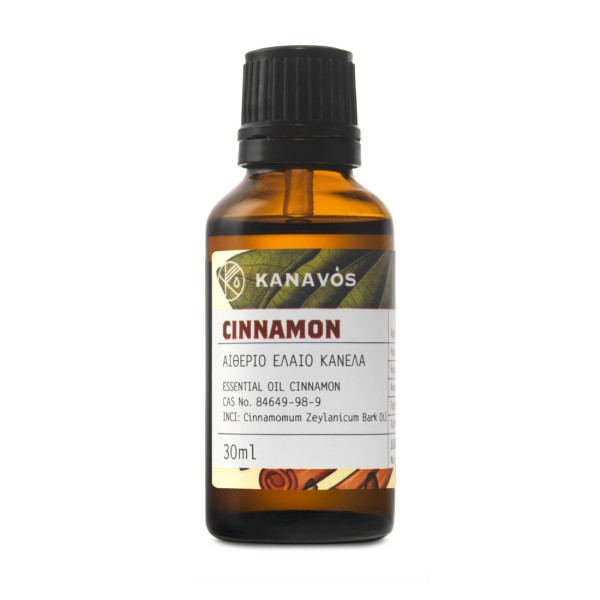 Kanavos Essential Oil Cinnamon 30ml (Αιθέριο Έλαιο Κανέλα)