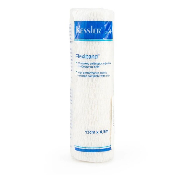 Kessler Flexiband Elastic Bandage 12cm X 4,5m 1pc (Ελαστικός Επίδεσμος)