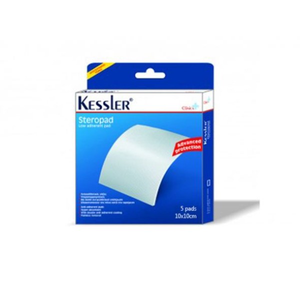 Kessler Clinica Steropad Αντικολλητικές γάζες (10cmx10cm) 5τεμ. Kessler Clinica Steropad Αντικολλητικές γάζες (10cmx10cm) 5τεμ.