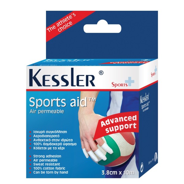 Kessler Sports Aid Self-Adhesive Tape 3.8cmX10m 1pc (Αυτοκόλλητη Ταινία Αθλητικής Χρήσης)