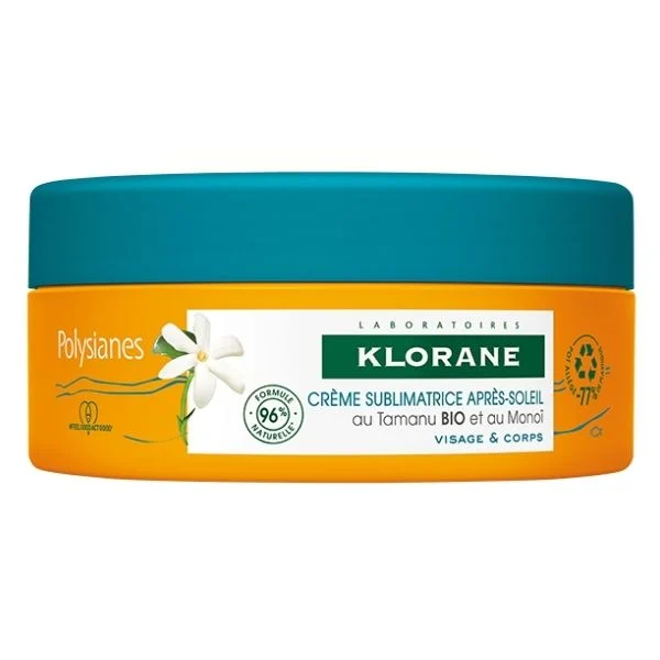 Klorane Monoi & Tamanu BIO Polysianes Crema Sublimadora After Sun 200ml (Κρέμα Λάμψης για μετά τον Ήλιο με Βιολογικό Tamanu & Monoi)