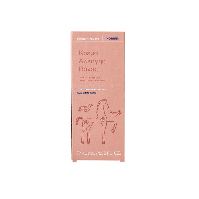 Korres Baby Nappy Change Cream Coconut + Almond 40ml (Κρέμα Αλλαγής Πάνας) Korres Baby Nappy Change Cream Coconut + Almond 40ml (Κρέμα Αλλαγής Πάνας)