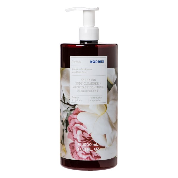 Korres Showergel Grecian Gardenia 1lt (Αφρόλουτρο Γαρδένια)