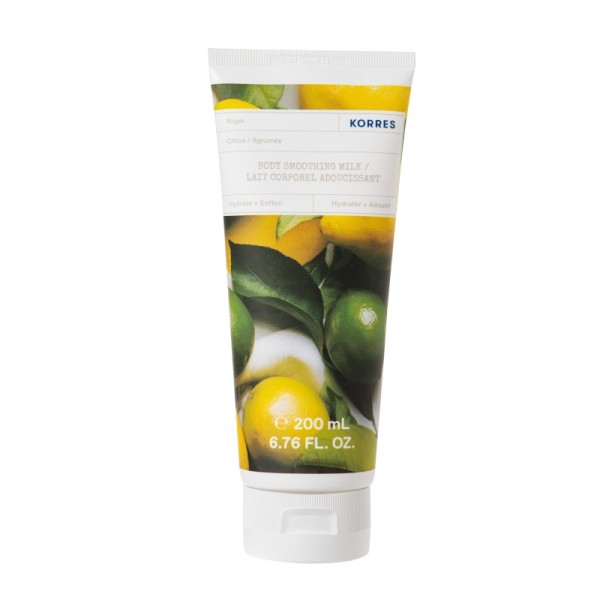 Korres Body Smoothing Milk Citrus 200ml (Γαλάκτωμα Σώματος με Άρωμα Κίτρου)