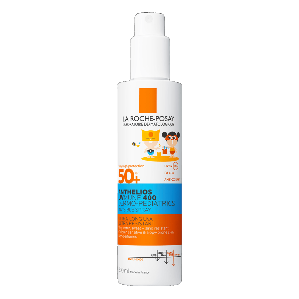 La Roche Posay Anthelios Dermo-Pediatrics Uvmune 400 Invisible Spray SPF50+ 200ml (Παιδικό Αντηλιακό για Ευαίσθητο Δέρμα και Δέρμα με Τάση Ατοπίας)