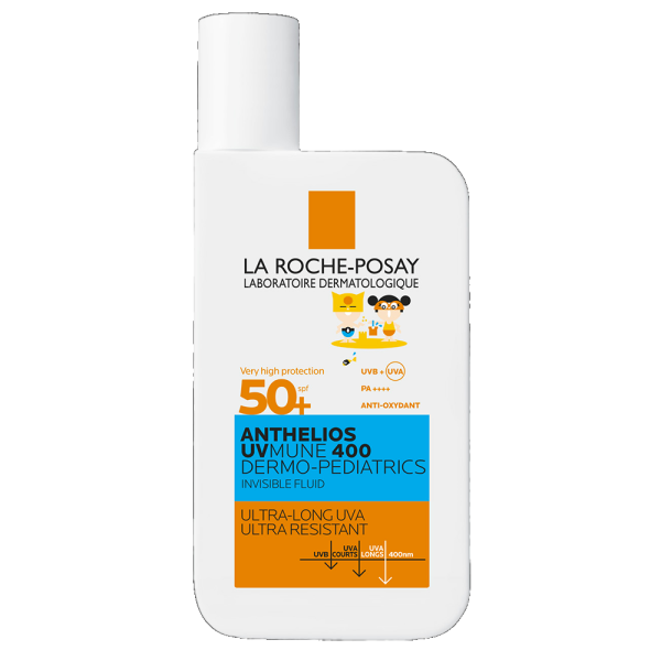 La Roche Posay Anthelios Dermo-Pediatrics Uvmune 400 Invisible Fluid Spf50+ 50ml (Παιδικό Αντηλιακό για Πρόσωπο, Λαιμό & Ντεκολτέ)