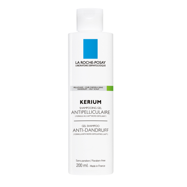 La Roche Posay Kerium Gel Shampoo 200ml (Σαμπουάν κατά της λιπαρής Πιτυρίδας)