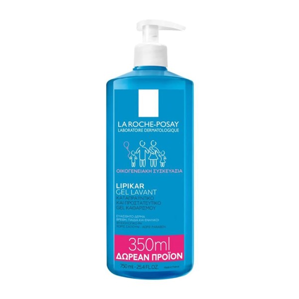 La Roche Posay Lipikar Gel Lavant 750ml (Καθαριστικό Gel για το ευαίσθητο δέρμα) La Roche Posay Lipikar Gel Lavant 750ml (Καθαριστικό Gel για το ευαίσθητο δέρμα)
