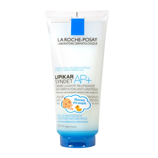 La Roche Posay Lipikar Syndet AP+ 200ml (Αφρόλουτρο για Ατοπική Δερματίτιδα)