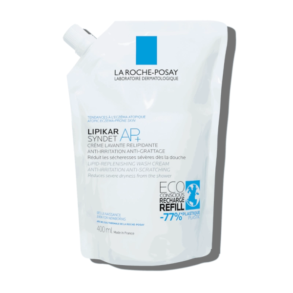 La Roche Posay Lipikar Syndet AP+ Refill 400ml (Αφρόλουτρο για Ατοπική Δερματίτιδα)